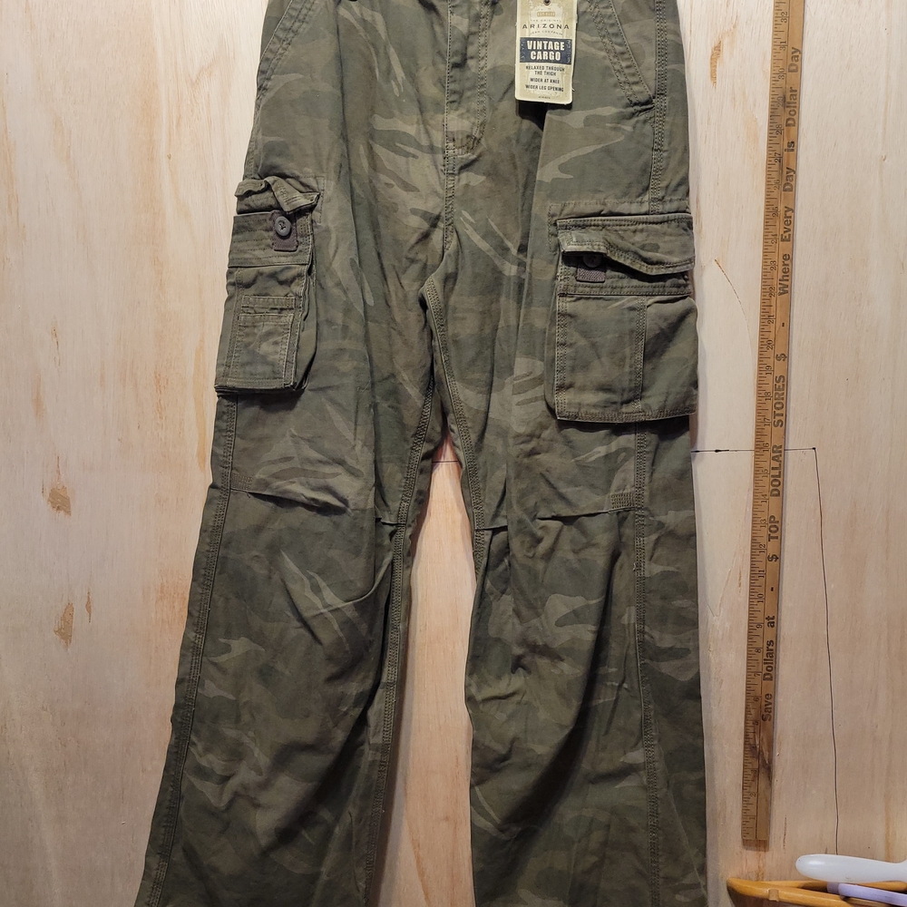 Arizona Jean Company Kids Olive Cargo Pants